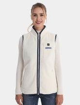 Women's Colorblock Heated Recycled Sherpa Vest 7.4V