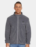 Zipper up Heated Fleece Jacket for Men 7.4V