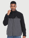 Zipper up Heated Fleece Jacket for Men 7.4V
