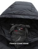Heated Long Down Jacket 7.4V For Women - Black