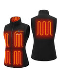 Women’s Heated Recycled Fleece Vest 7.4V