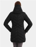 [Open Box] Heated Long Down Jacket 7.4V For Women [XS,S,M,L,XL,2XL,3XL]