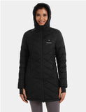[Open Box] Heated Long Down Jacket 7.4V For Women [XS,S,M,L,XL,2XL,3XL]