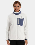 Women's Colorblock Heated Recycled Sherpa Jacket 7.4V